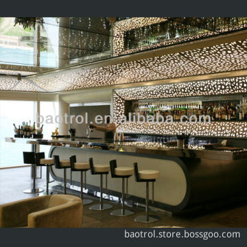 Luxury style artificial stone bar counter
